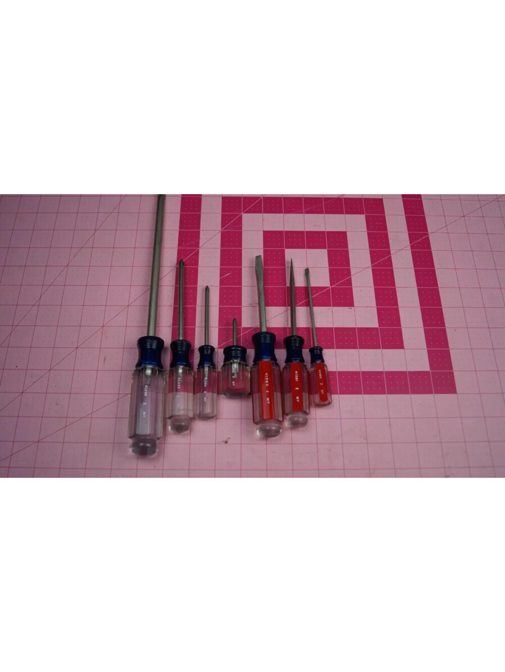 Craftsman USA Made 7-Piece Screwdriver Set Lot Slotted & Phillips WF
